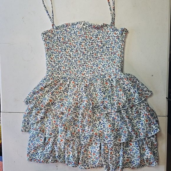 Alter’d State Dresses & Skirts - Alter'd State Smocked Floral Dress Women Size Medium M Multicolor‎ Tiered